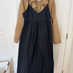 Quince 100% Organic Cotton Sleeveless Maxi Dress Size M